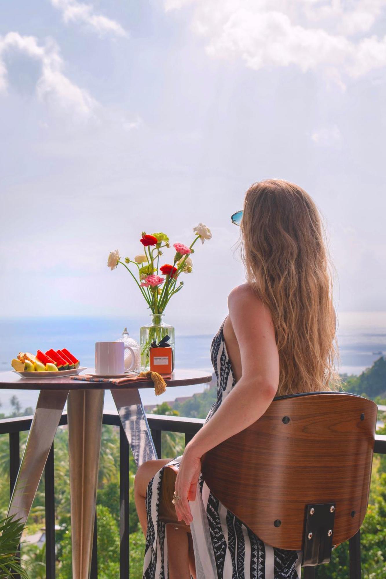 Sunset Ocean View Hilltop House Salad Beach Exterior photo